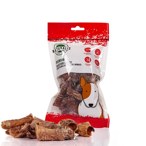 Naturalis Kurutulmuş 100 gr Kuzu Soluk Borusu Köpek Ödül Maması ürün görseli 1
