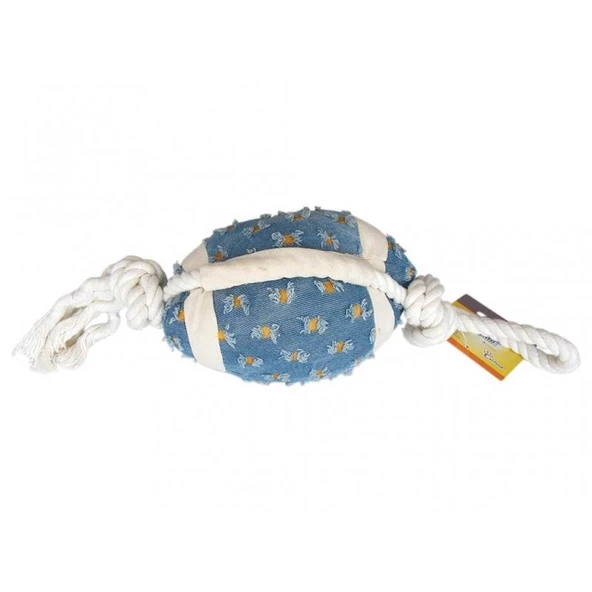 Eastland Köpekler İçin Oyuncak Top İpli Peluş 42x12 Cm ürün görseli 1