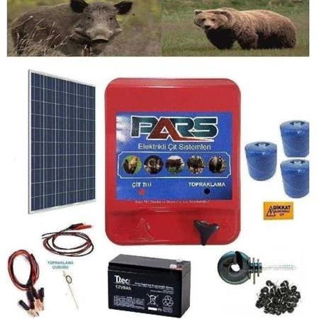 Pars Elektrikli Çit Ayı-Domuz Kovucu Eco Set 1500 ürün görseli 1