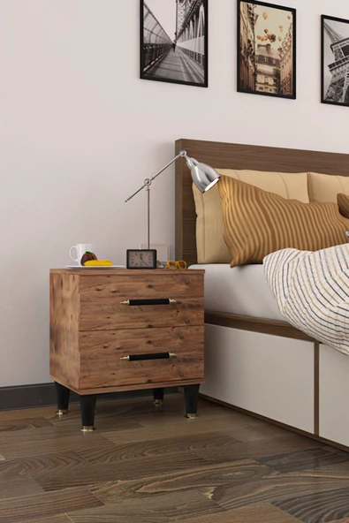 Wood House Şölen Komodin Çam ürün görseli 1