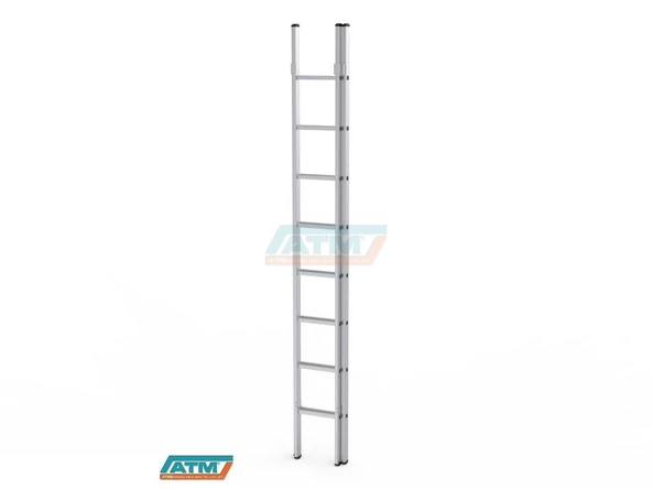 3*2=6 MT 65X25 İKİ PARÇALI SÜRGÜLÜ MERDİVEN ürün görseli 1