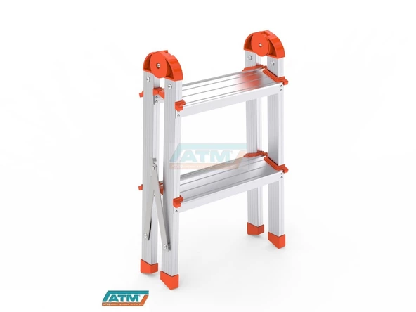 2+2 CLAS ALM ÇİFT ÇIKIŞLI MERDİVEN ürün görseli 1