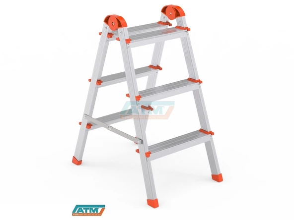3+3 CLAS ALM ÇİFT ÇIKIŞLI MERDİVEN - Resim 2