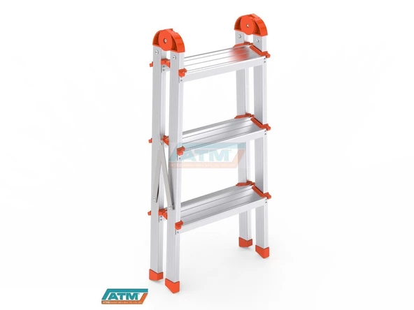 3+3 CLAS ALM ÇİFT ÇIKIŞLI MERDİVEN ürün görseli 1