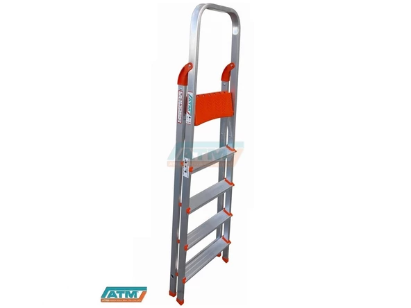 ALMERA 4+1 TEK ÇIKIŞLI ALUMİNYUM MERDİVEN ürün görseli 1