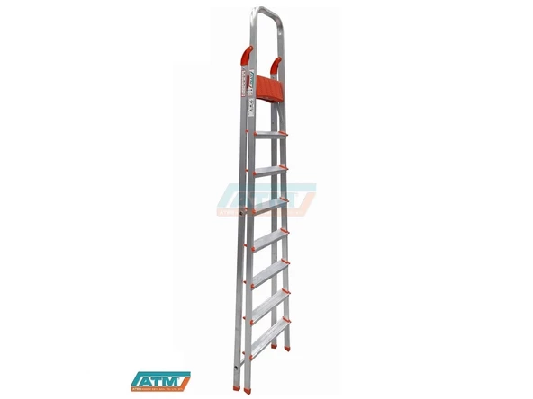 ALMERA 7+1 TEK ÇIKIŞLI ALUMİNYUM MERDİVEN ürün görseli 1