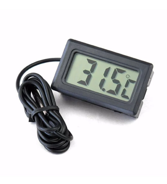Termometre Mini Dijital Isı Ölçer -50C +110C Buzd. Akv. Oda ürün görseli 1