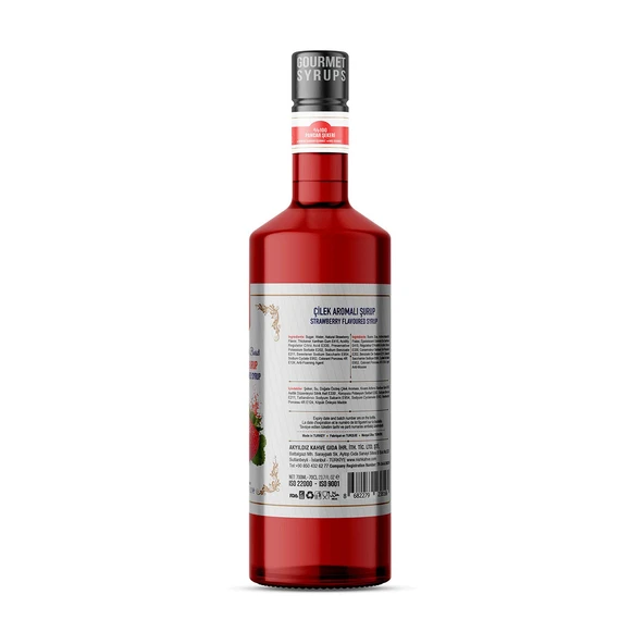Nish Çilek Aromalı Şurup 700 ML - P - Resim 2