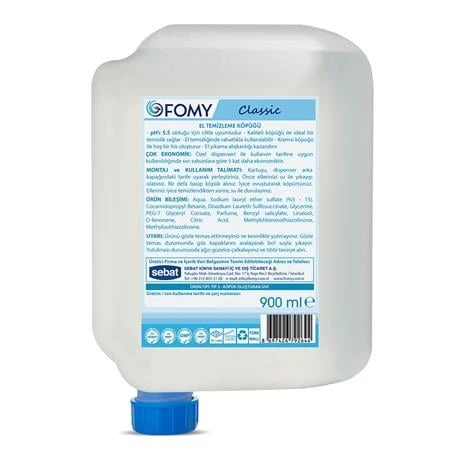 FOMY Classic Köpük Sabun 900 ml ürün görseli 1
