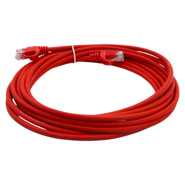 PATCH CORD UTP CAT6 5 MT RED ürün görseli 1