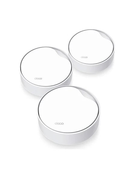 TP-Link Deco X50-POE 3-Pack AX3000 Poe Destekli Tüm Ev Mesh Wi-Fi 6 Sistemi ürün görseli 1