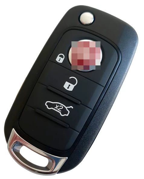 Fiat Egea Uyumlu Kumanda Kabı Anahtar Kabı Oto Anahtarlık Logolu 3 Tuşlu ürün görseli 1