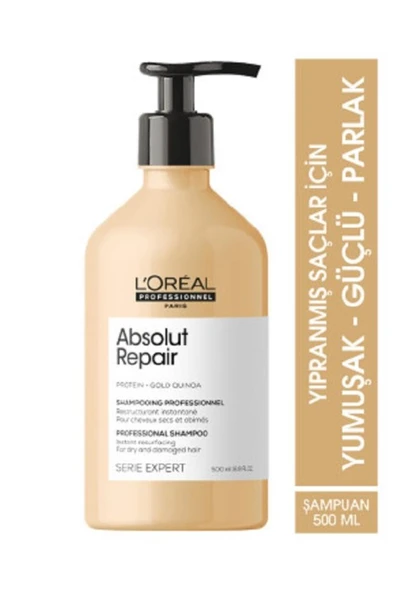 Serie Expert Absolut Repair Yıpranmış Saçlar Için Onarıcı Şampuan 500 Ml ürün görseli 1