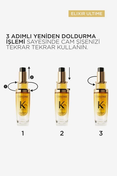 Elixir Ultime Saç Bakım Yağı 75 ml - Resim 8