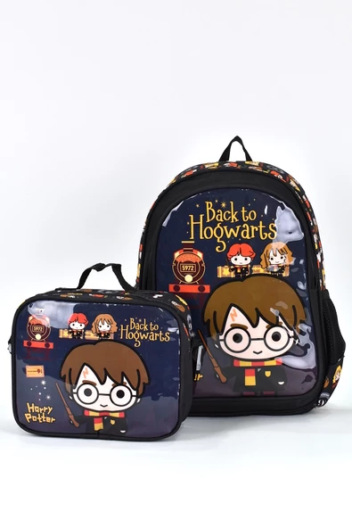 Harry Potter Erkek Çocuk 2'li Okul Seti İlkokul Çantası ve Beslenme Çantası 2111 ürün görseli 1