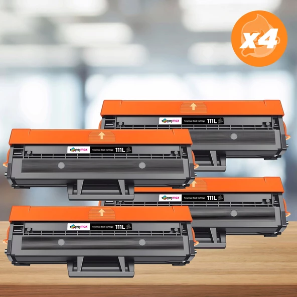 Samsung MLT-D111L Muadil Toner 4'lü Paket / Xpress M2020 / M2022 / M2070 Yüksek Kapasiteli ürün görseli 1