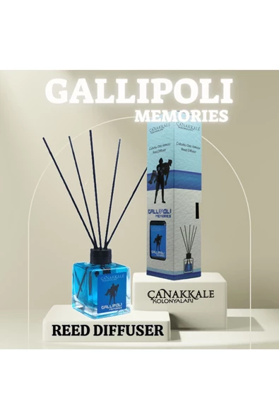 Bambu Çubuklu Oda Kokusu (GALLIPOLI) 100 ML Cam Şişe ürün görseli 1