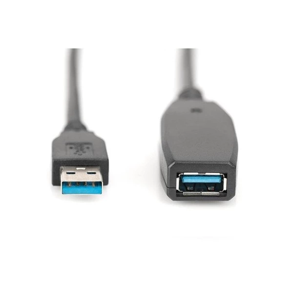 DIGITUS 20metre DA-73107 USB Uzatma Kablosu Siyah ürün görseli 1