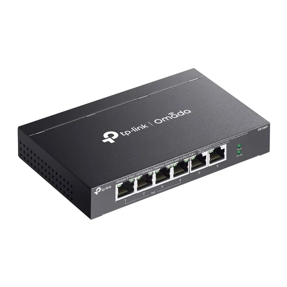 TP-LINK  Omada DS106P 6 Port Yönetilemez Switch - Resim 2