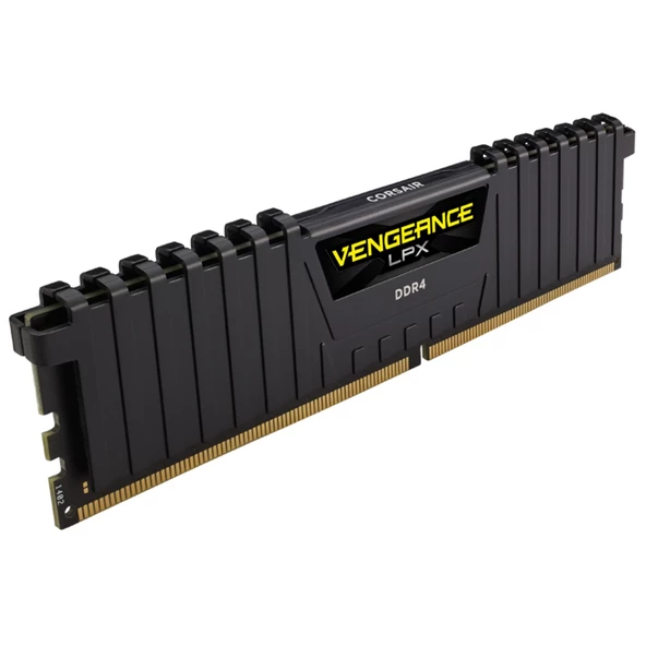 CORSAIR CMK64GX4M2D3600C18 64GB 2X32GB DDR4 3600MHz CL18 VENGEANCE LPX SOGUTUCULU DIMM BELLEK BLACK - Resim 3