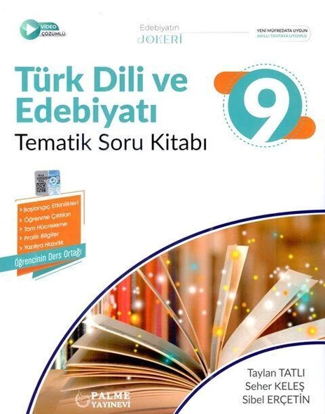9. Sınıf Türk Dili ve Edebiyatı Tematik Soru Kitabı Palme Yayınları ürün görseli 1