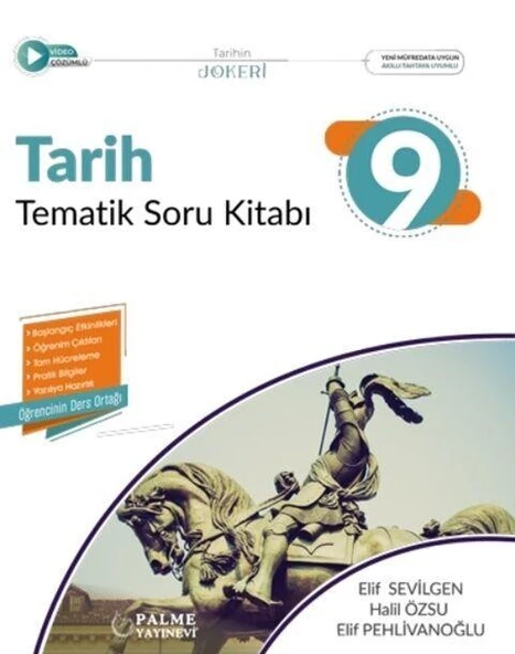 9. Sınıf Tarih Tematik Soru Kitabı Palme Yayınları ürün görseli 1