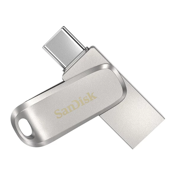 SANDISK 256GB Ultra Dual Drive Luxe USB3.2 Gen1 Type-C Flash Bellek SDDDC4-256G-G46 ürün görseli 1
