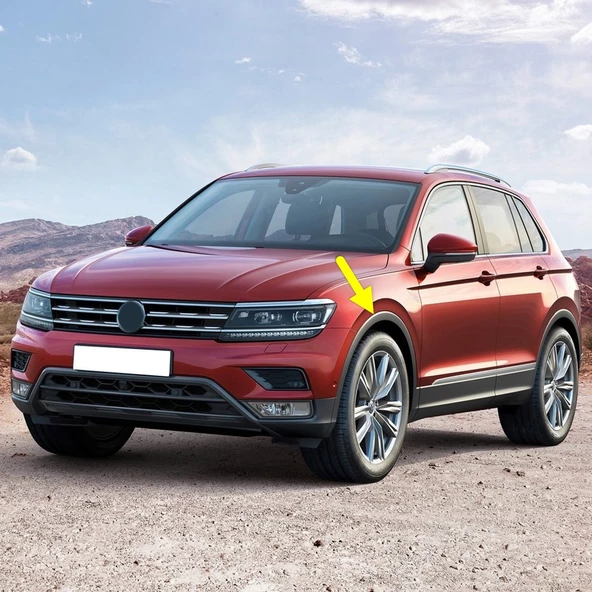 VW Tiguan 2016-2020 Sol Ön Çamurluk Plastik Dodik 5NA854731E ürün görseli 1