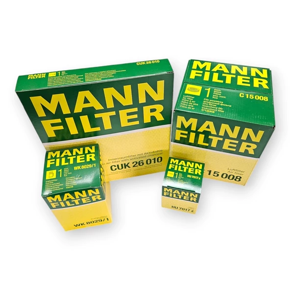 Seat İbiza 2009-2015 1.2 Dizel CFWA Motor Mann Marka Filtre Seti ürün görseli 1