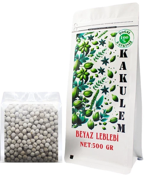 KAKULEM SERTİFİKALI İri Boy Gurme Beyaz Leblebi 500 GR ürün görseli 1