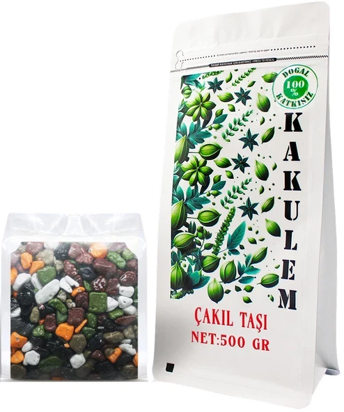 KAKULEM SERTİFİKALI Kahve Çay İkramlık Çikolatalı Çakıl Taşı 500 GR ürün görseli 1