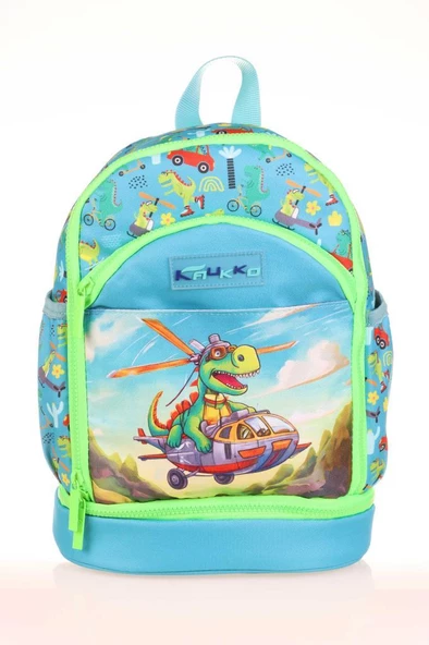 Kaukko Kids Anaokul Çantası Dinosaur V6030 ürün görseli 1
