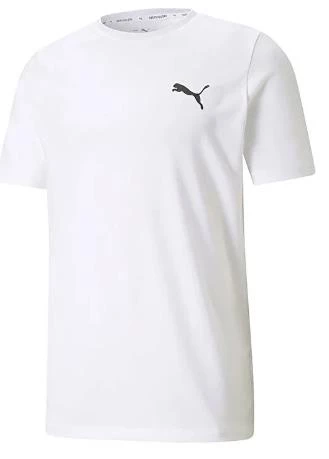 Puma ACTIVE SMALL LOGO TEE Beyaz Erkek T-Shirt  586725-02 ürün görseli 1