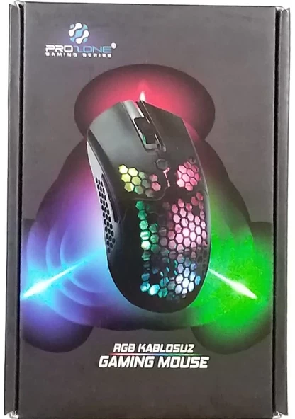 Prozone Gamıng Series Rgb Kablosuz Gamıng Mouse Siyah ürün görseli 1