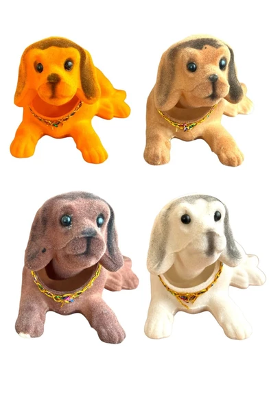 KAFA SALLAYAN KÖPEK ARABA SÜSÜ 4 LÜ SET - Resim 3