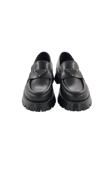 26252102 Loafer Siyah Tokalı - Resim 2