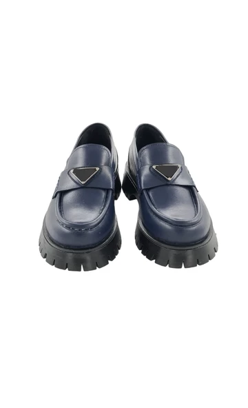 26252104 Loafer Lacivert Tokalı - Resim 2