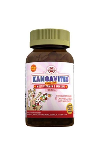 Solgar Kangavites Multivitamin & Mineral 60 Çiğneme Tableti ürün görseli 1