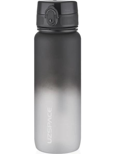 Uzspace Matara Tritan 800 Ml 3053-6 Black White - Resim 2