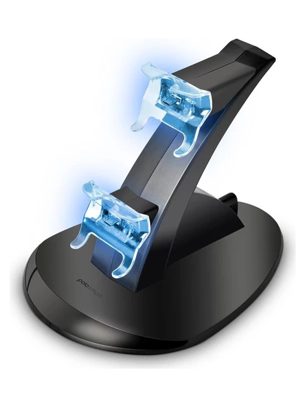 Polosmart PSG06 Şarjlı Kablosuz Joystick Standı Siyah ürün görseli 1