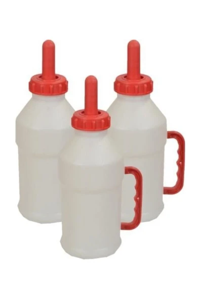 3 Adet Buzağı Dana Emzirme Biberonu 2,5 Lt ürün görseli 1