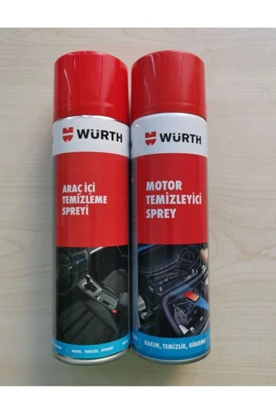 Würth Motor Temizleyici Ve Araç Içi Temizleme Spreyi Ikisi Birarada 500 Ml ürün görseli 1
