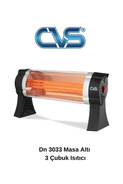 Cvs Dn 3033 Masa Altı 3 Çubuk Isıtıcı ürün görseli 1