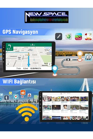 RENAULT CLİO 4 ANDROİD (2016-2019) 2GB RAM 32GB ROM CARPLAY MULTİMEDYA - Resim 3