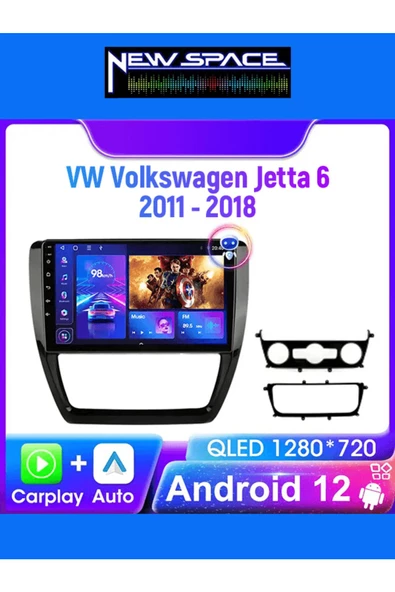 VOLKSWAGEN JETTA ANDROİD 4GB RAM 64GB ROM 8 ÇEKİRDEK CARPLAY MULTİMEDYA ürün görseli 1