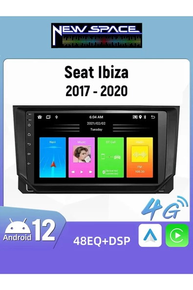 SEAT İBİZA ANDROİD 8GB RAM 128GB ROM 8 ÇEKİRDEK CARPLAY MULTİMEDYA ürün görseli 1