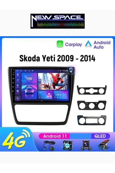 SKODA YETİ ANDROİD 8GB RAM 128GB ROM 8 ÇEKİRDEK CARPLAY MULTİMEDYA ürün görseli 1