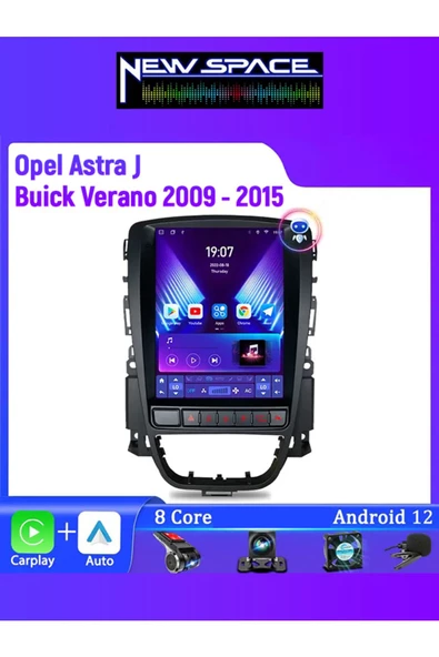 ASTRA J ANDROİD 2GB RAM 32GB ROM CARPLAY NAVİGASYON TESLA MULTİMEDYA UYUMLU ürün görseli 1