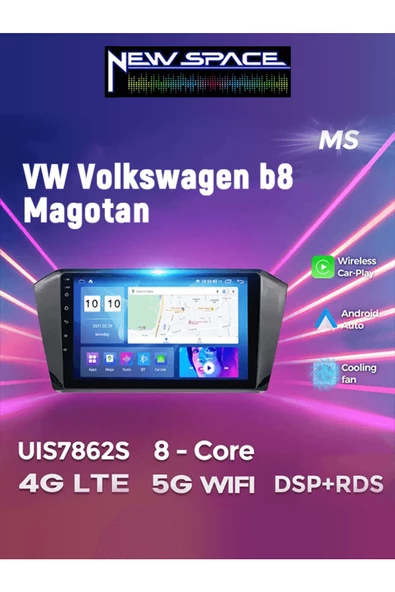 VOLKSWAGEN PASSAT B8 ANDROİD 2GB RAM 32GB ROM  Uyumlu NAVİGASYON MULTİMEDYA ürün görseli 1