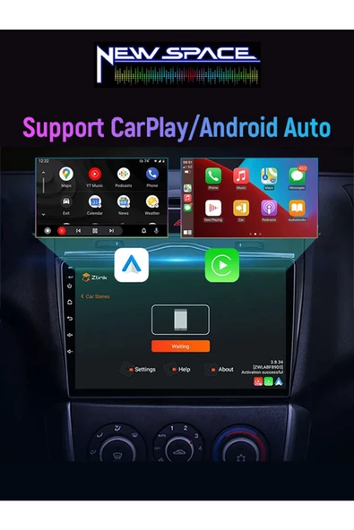 SUBARU FORESTER ANDROİD 2GB RAM 32GB ROM CARPLAY NAVİGASYON MULTİMEDYA - Resim 4